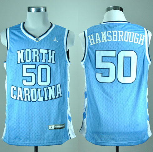 Maglia NBA NCAA Hansbrough,North Carolina Blu