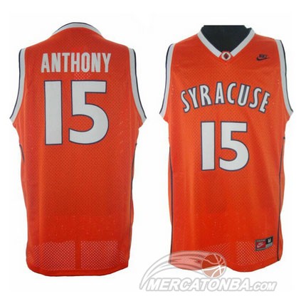 Maglia NBA NCAA Syracuse Anthony Arancione