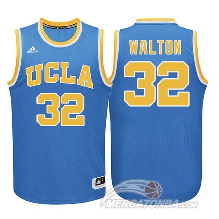 Maglia NBA NCAA UCLA Walton Blu