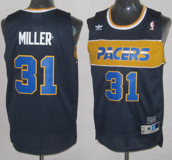 Maglia NBA Miller,Indiana Pacers Nero2