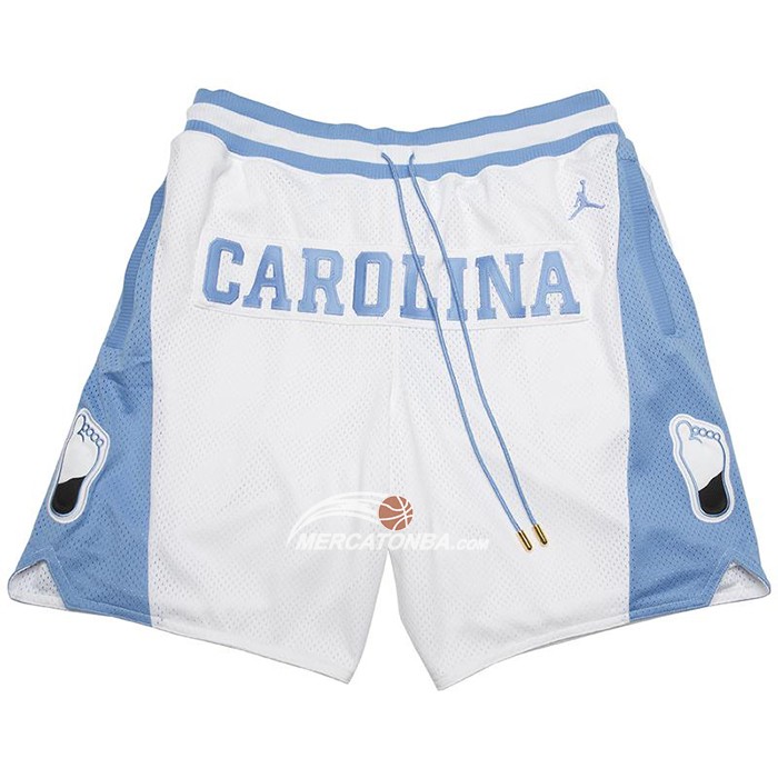 Pantaloncini NCAA North Carolina Tar Heels Bianco