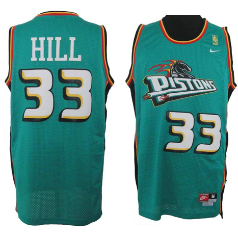 Maglia NBA Hill,Detroit Pistons Verde