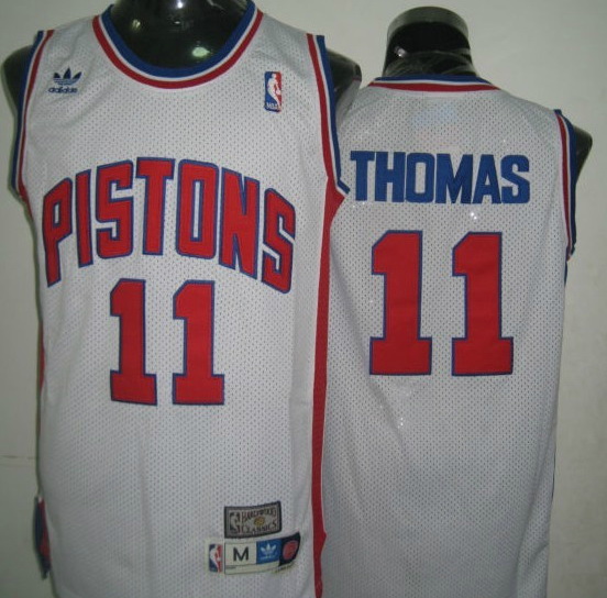Maglia NBA Thomas,Detroit Pistons Bianco