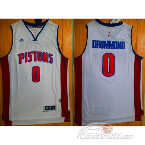 Maglia NBA Drummond,Detroit Pistons Pistons Bianco