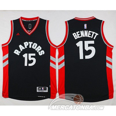 Maglia NBA Bennett,Toronto Raptors Nero