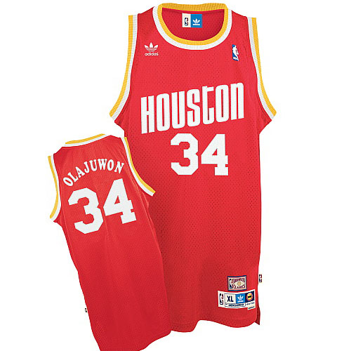 Maglia NBA Olajuwon,Houston Rockets Rosso