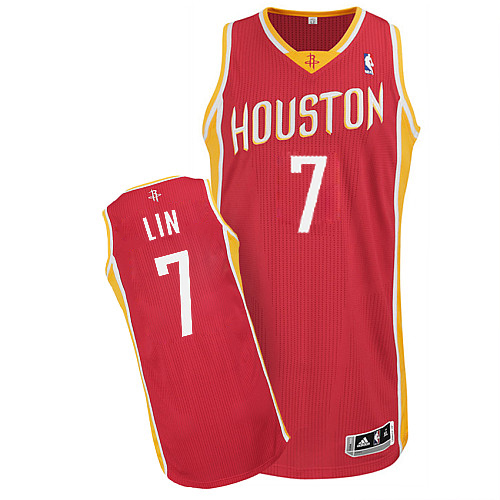 Maglia NBA Rivoluzione 30 retro Lin,Houston Rockets Rosso