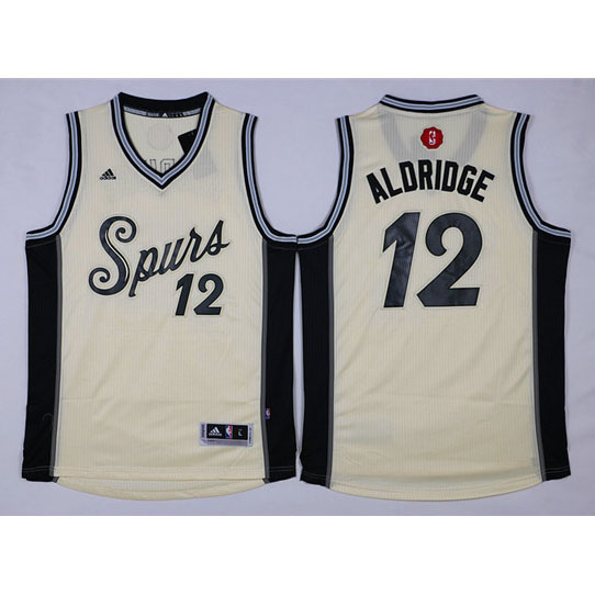 Maglia NBA Aldridge Christmas,San Antonio Spurs Bianco