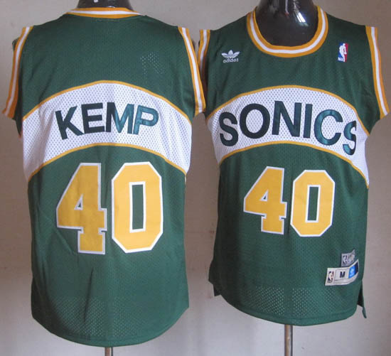 Maglia NBA Kemp,Seattle Sonics Verde