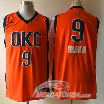 Maglia NBA Ibaka,Oklahoma City Thunder Arancione