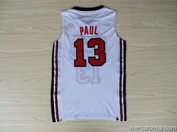 Maglia NBA Paul,USA 1992 Bianco