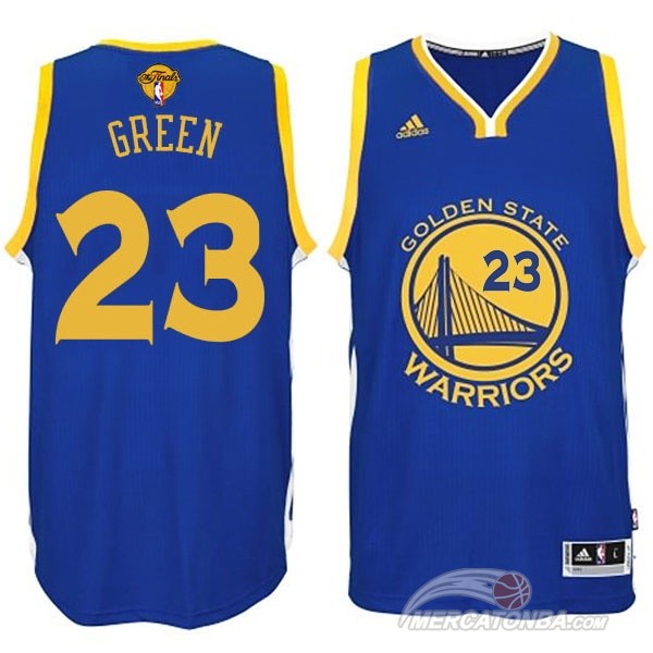Maglia NBA Rivoluzione 30 Green,Golden State Warriors Blu